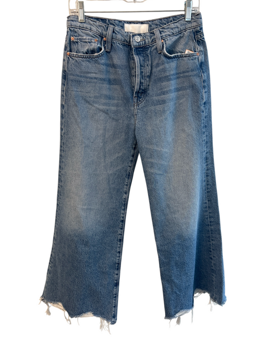 Mother Superior Size 29 Med Light Wash Cotton Blend 5 Pocket Button Fly Jeans Med Light Wash / 29