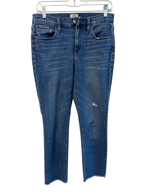 J Crew Size 26 Light Wash Cotton Blend 5 Pocket Zip Fly Slim mid rise Jeans Light Wash / 26