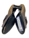Stuart Weitzman Shoe Size 8.5 Gunmetal Woven Canvas Shimmer Bow Peep Toe Heels Gunmetal / 8.5