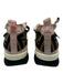 Fendi Shoe Size 38 Brown, pink & black Synthetic Low Top Velcro Strap Sneakers Brown, pink & black / 38