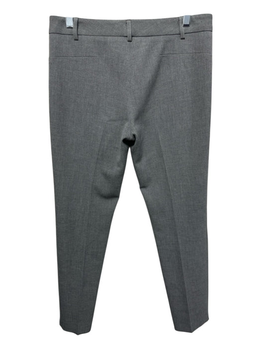 Gerard Darel Size 38 Gray Polyester Blend Mid Rise Tapered Snap Button Pants Gray / 38