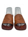 Free People Shoe Size 39.5 Tan Leather Square Toe Sandals Tan / 39.5