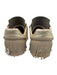 Esse Ut Esse Shoe Size 40 Taupe & White Leather Fringe Metallic Trim Sneakers Taupe & White / 40