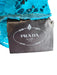 Prada Size 38 Gray, Blue & Gold Cotton Color Block Side Zip Lace Section Dress Gray, Blue & Gold / 38