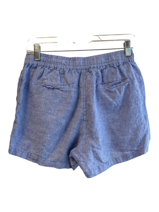 Quince Size XS Blue No Fabric Tag Front Pocket Tie Waist Elastic Waist Shorts Blue / XS