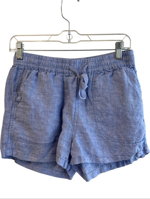 Quince Size XS Blue No Fabric Tag Front Pocket Tie Waist Elastic Waist Shorts Blue / XS