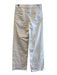 Quince Size 26 White Cotton Blend 5 Pocket High Rise Straight Leg Zip Fly Jeans White / 26
