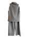 OGL Size S Gray No Fabric Tag Sleeveless Belt Loops Seam Detail Pant Set Gray / S