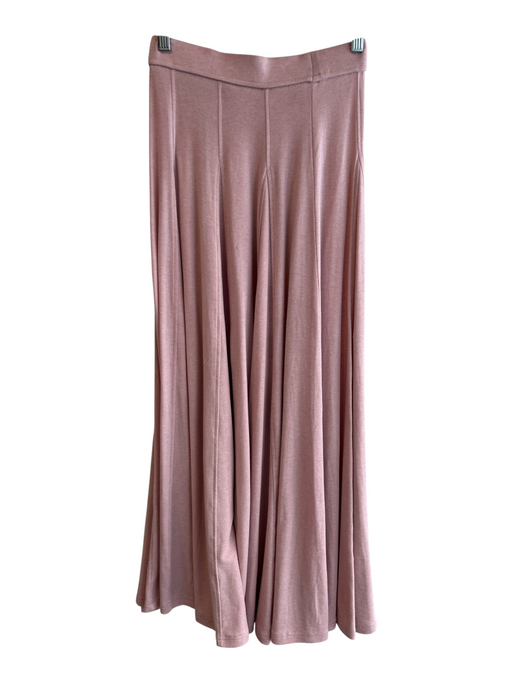 OGL Size XS Pink No Fabric Tag Elastic Waist solid color Pleated Detail Skirt Pink / XS