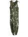 Autumn Teneyl Size S Green No Fabric Tag Hood Sleeveless Zip Front Jumpsuit Green / S