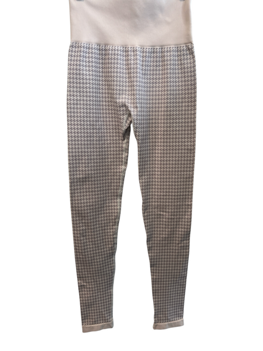 Varley Size S/M Pale Pink Polyamide Blend Houndstooth High Rise Leggings Pale Pink / S/M