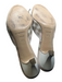 Burberry Shoe Size 37 1/2 Cream Manmade Material Round Toe Bow Detail Shoes Cream / 37 1/2