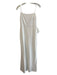 Theia Size 6 White Cupra Blend Spaghetti Strap Back Bow Back Zip boning Jumpsuit White / 6