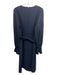 Elie Tahari Size 12 Navy Polyester Blend Long Balloon Sleeve V Neck Dress Navy / 12