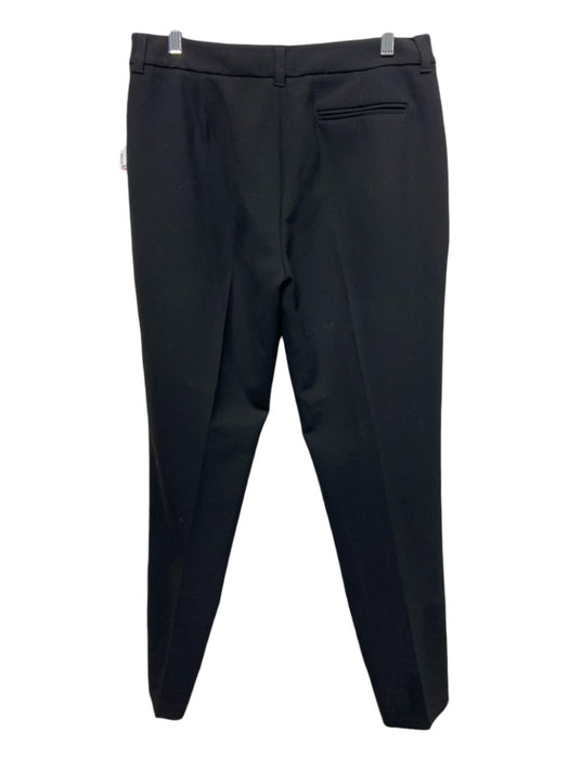 Emporio Armani Size 46/L Black Polyester Blend Button & Zip Trouser Pants Black / 46/L