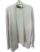 Naadam Size M Cream Wool & Cashmere Ribbed Knit Balloon Sleeve Cardigan Cream / M