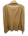 L'agence Size 10 Tan Brown Lamb leather Double Breasted Button Cuff Jacket Tan Brown / 10