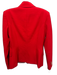 A.L.C. Size 12 Red Polyester Blend gold tone button Double Breasted Jacket Red / 12