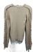 Derek Lam 10 Crosby Size L Beige & Gold Cotton Blend Metallic Thread Sweater Beige & Gold / L
