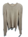 Derek Lam 10 Crosby Size L Beige & Gold Cotton Blend Metallic Thread Sweater Beige & Gold / L