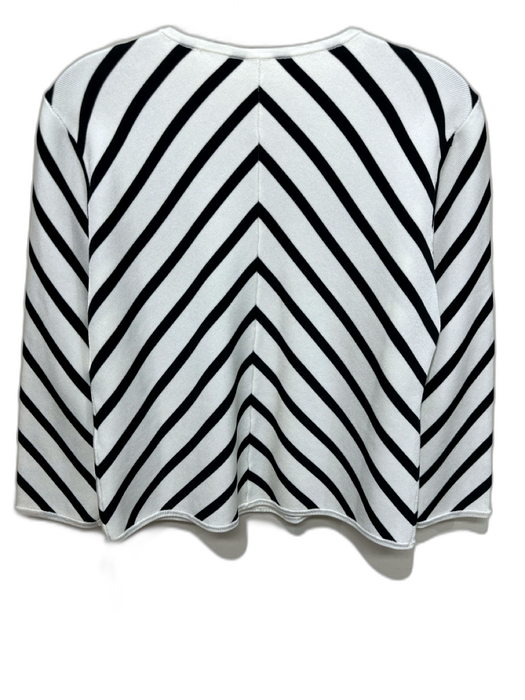 Simkhai Size 10 White Polyester Smocked Back Pleated Shoulder Pads Top White / 10