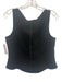Amanda Uprichard Size XL Black Polyester Sleeveless Boat Neck Flare Top Black / XL