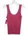 Elie Tahari Size M Pink Merino Wool Sleeveless Tank Scoop Neck Rib Knit Top Pink / M
