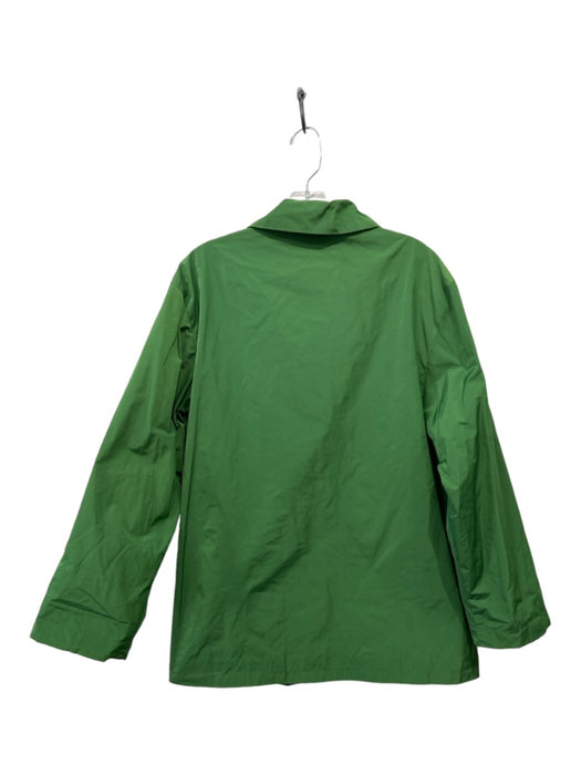 Mycra Pac Size Small Green Long Sleeve Mesh Lining Button Front Jacket Green / Small