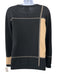 Edinburgh Knitwear Size S Black & Tan Cashmere oversized plaid Sweater Black & Tan / S