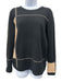 Edinburgh Knitwear Size S Black & Tan Cashmere oversized plaid Sweater Black & Tan / S