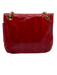 Elie Tahari Red & Gold Cork Gold hardware Magnetic Flap Crossbody Bag Red & Gold / Mini