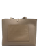 Rebecca Minkoff Beige Pebble Leather Top Handles Magnetic Close Tote Bag Beige / M/L
