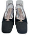 Sam Edelman Shoe Size 9 Black Leather Upper Square Toe Toe Cap Slingback Pumps Black / 9