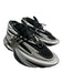 Balmain Shoe Size 10 Black & Silver Synthetic Men's Shoes Black & Silver / 10