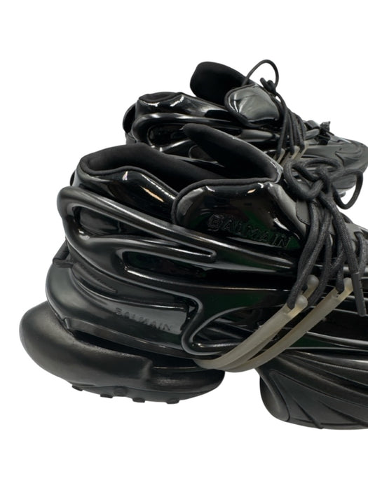 Balmain Shoe Size 10 Black Synthetic Men's Shoes Black / 10