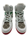 Gucci Shoe Size 9.5 White & Multi Leather High Top Men's Shoes White & Multi / 9.5