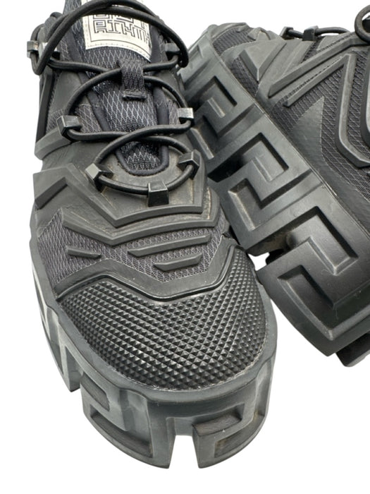 Versace Shoe Size 43 AS IS Black Rubber Men's Shoes Black / 43