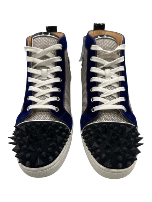 Christian Louboutin Shoe Size 43 White & Multi Synthetic High Top Men's Shoes White & Multi / 43