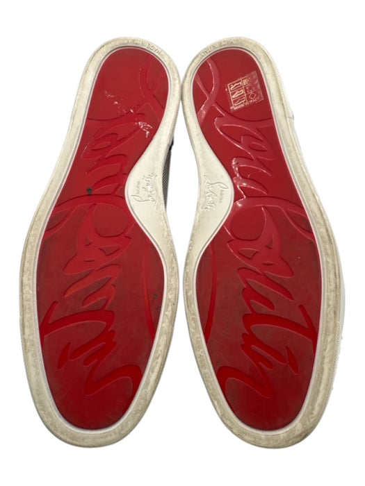 Christian Louboutin Shoe Size 43 White & Multi Synthetic High Top Men's Shoes White & Multi / 43