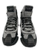 Dolce & Gabbana Shoe Size 42 Gray & Black Suede & Wool Solid Sneaker Men's Shoes Gray & Black / 42