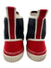 Christian Louboutin Shoe Size 43 Red, White & Blue Synthetic High Top Shoes Red, White & Blue / 43