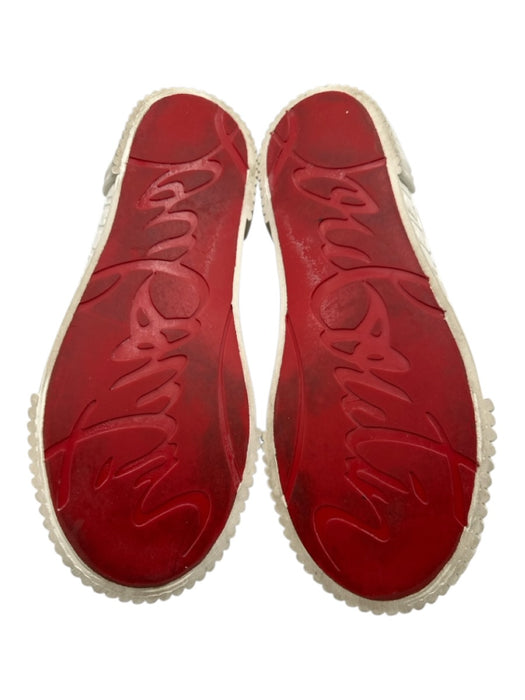 Christian Louboutin Shoe Size 43 Red, White & Blue Synthetic High Top Shoes Red, White & Blue / 43