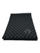 Louis Vuitton Black & Gray Silk Damier Men's Scarf Black & Gray