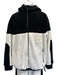 Fendi Size M Black & White Cotton Blend Zipper Men's Jacket Black & White / M