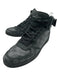 Louis Vuitton Shoe Size 8.5 Black & Gray Leather Damier Strap Sneaker Shoes Black & Gray / 8.5