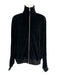 Versace Size XL Black Cotton Blend Velour Zip UP Men's Jacket Black / XL