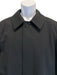 Burberry Size 48 Black Cotton Solid Overcoat Men's Jacket Black / 48