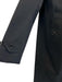 Burberry Size 48 Black Cotton Solid Overcoat Men's Jacket Black / 48