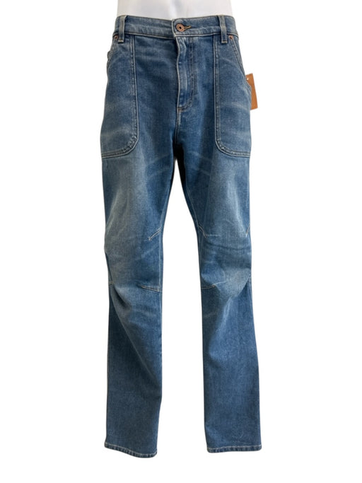 Balmain Size 32 Light Wash Cotton Blend Solid Skinny Jean Men's Pants Light Wash / 32