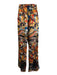 Dolce & Gabbana Size 52 Orange & Blue Synthetic Swirls Zip UP Jogger Men's Pants Orange & Blue / 52